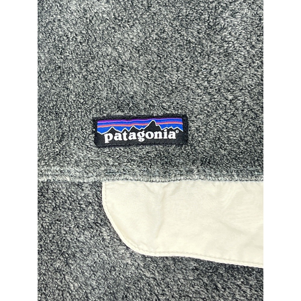 Patagonia Women Gray Re-Tool Snap-T 1/4 Snap Pullover Jacket M